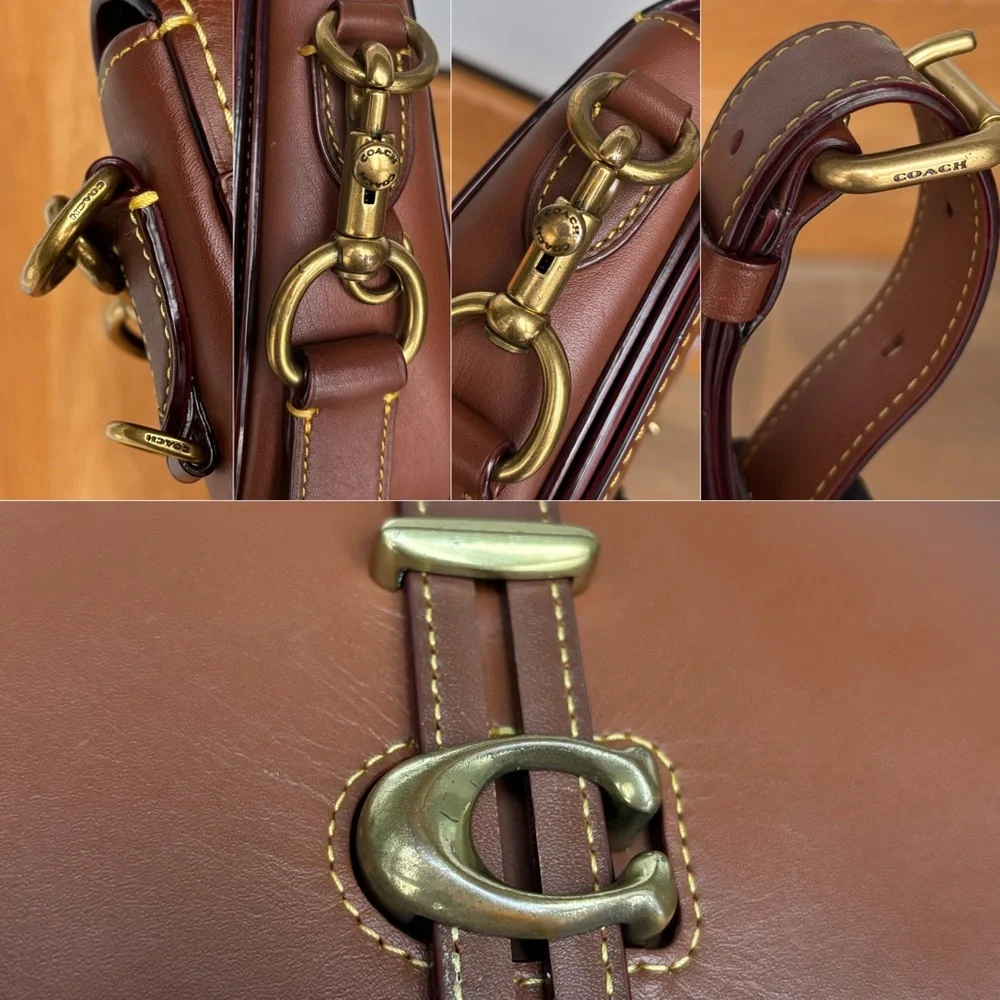 COACH 1941 Glovetanned Leather Saddle Bag
